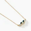 Collier Océan Or Jaune Topaze