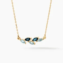 Collier Océan Or Jaune Topaze