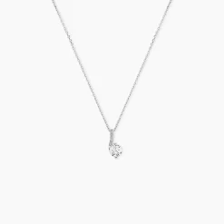 Collier Olly Or Blanc Oxyde De Zirconium|Marc Orian Outlet