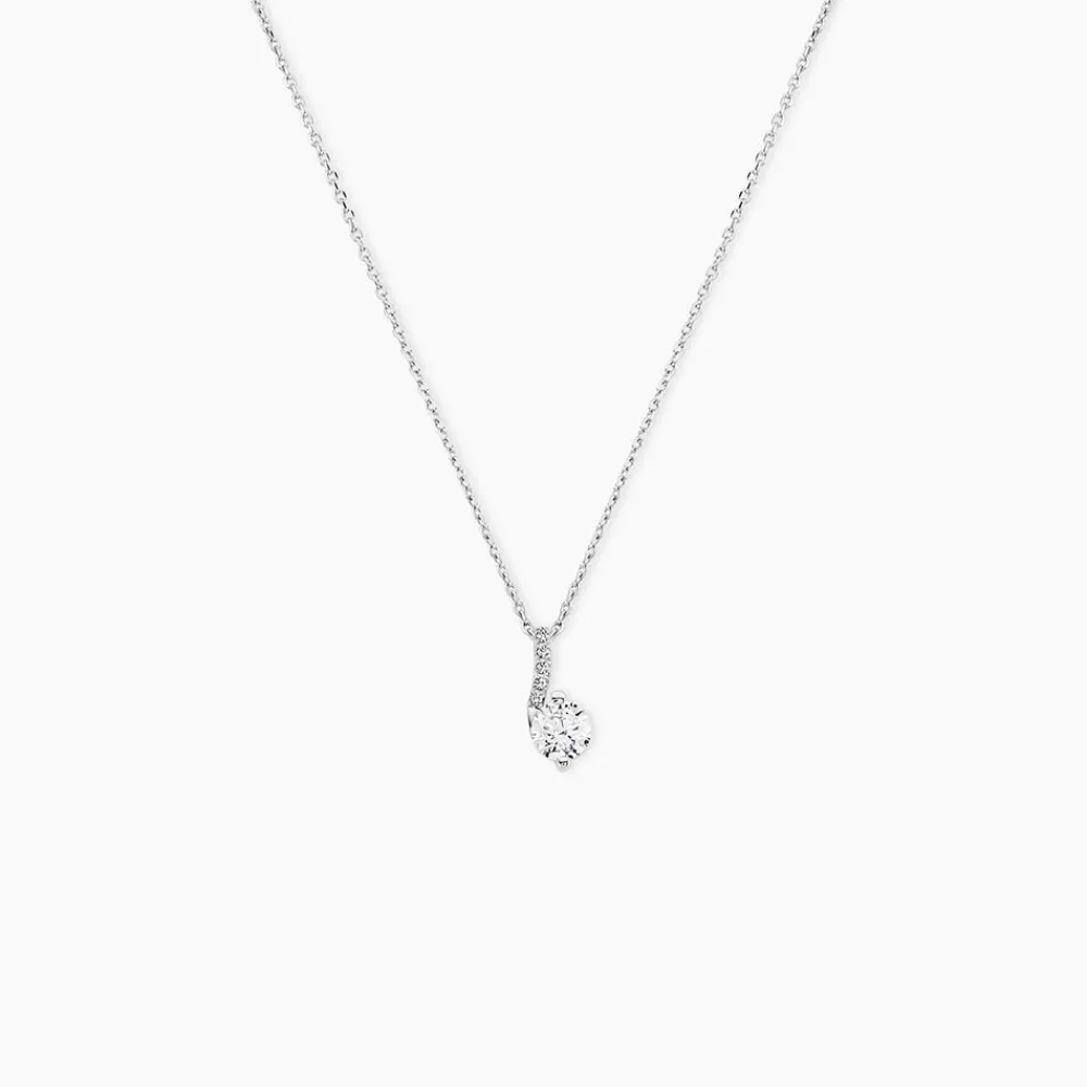 Collier Olly Or Blanc Oxyde De Zirconium|Marc Orian Outlet