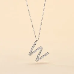 Collier Oran Or Blanc Diamant|Marc Orian