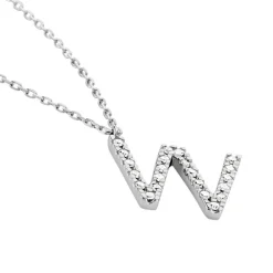 Collier Oran Or Blanc Diamant|Marc Orian
