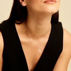 Collier Oran Or Blanc Diamant|Marc Orian