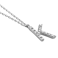 Collier Oran Or Blanc Diamant|Marc Orian New