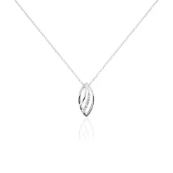 Collier Or Blanc Aatami Diamants|Marc Orian