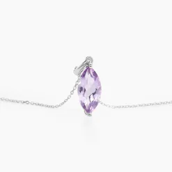 Collier Or Blanc Raquel Améthyste|Marc Orian Sale