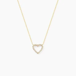 Collier Or Jaune Ansel Oxyde De Zirconium