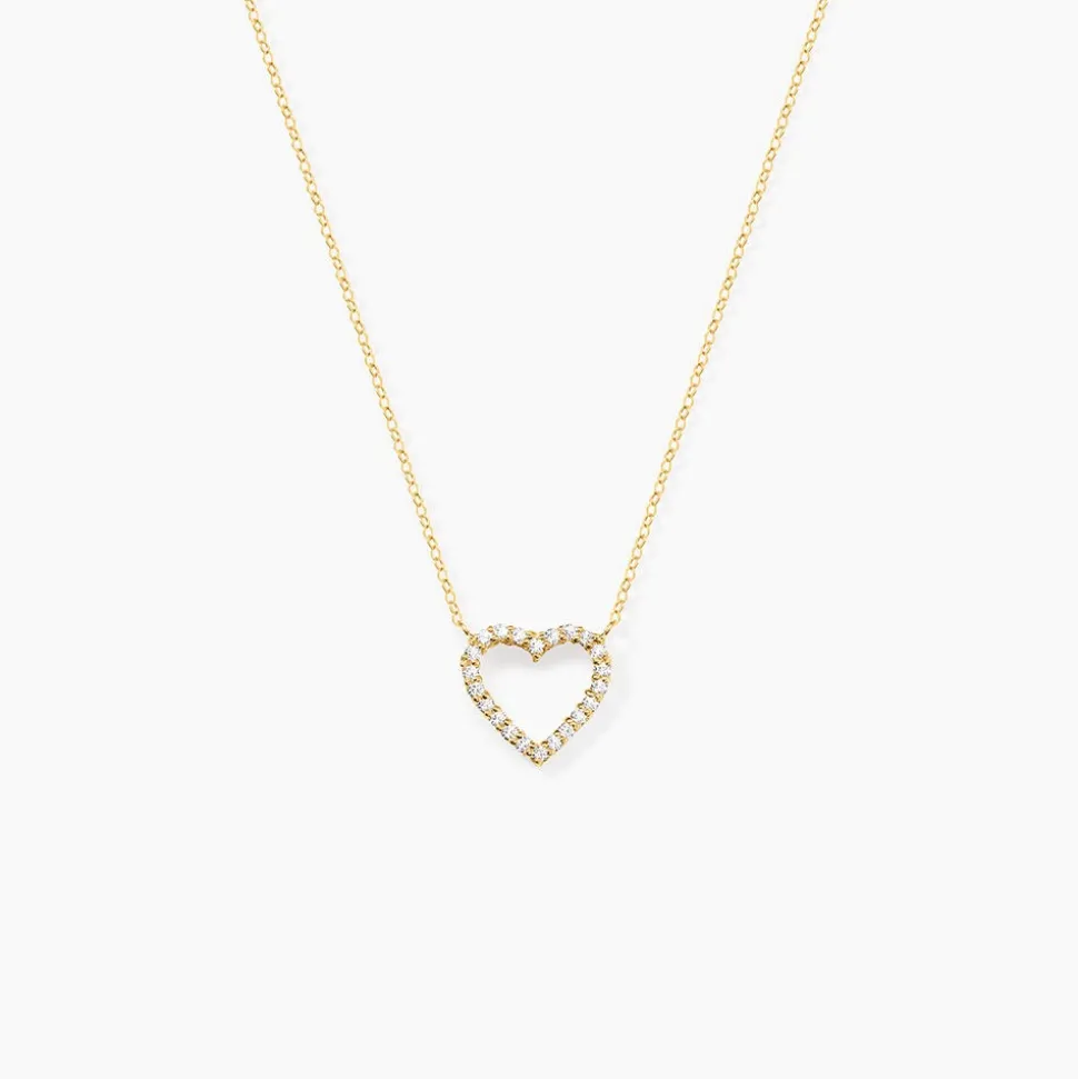 Collier Or Jaune Ansel Oxyde De Zirconium