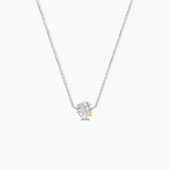 Collier Or Jaune Argent Blanc Oxyde De Zirconium|Marc Orian Sale