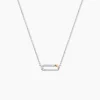 Collier Or Jaune Argent Blanc Oxyde De Zirconium|Marc Orian Clearance