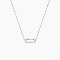 Collier Or Jaune Argent Blanc Oxyde De Zirconium|Marc Orian Clearance