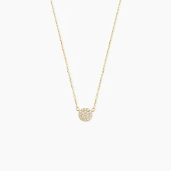 Collier Or Jaune Burak Oxyde De Zirconium
