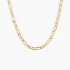 Collier Or Jaune Cameo Maille Alternée 1/3