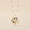 Collier Or Jaune Elsebein Saphirs