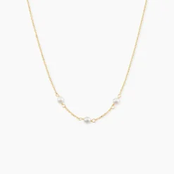Collier Or Jaune Heliantheme Perles