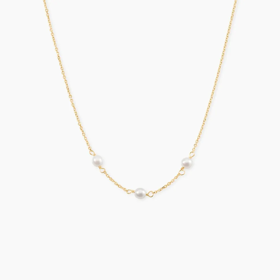 Collier Or Jaune Heliantheme Perles