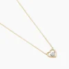 Collier Or Jaune Lenaick Oxyde De Zirconium