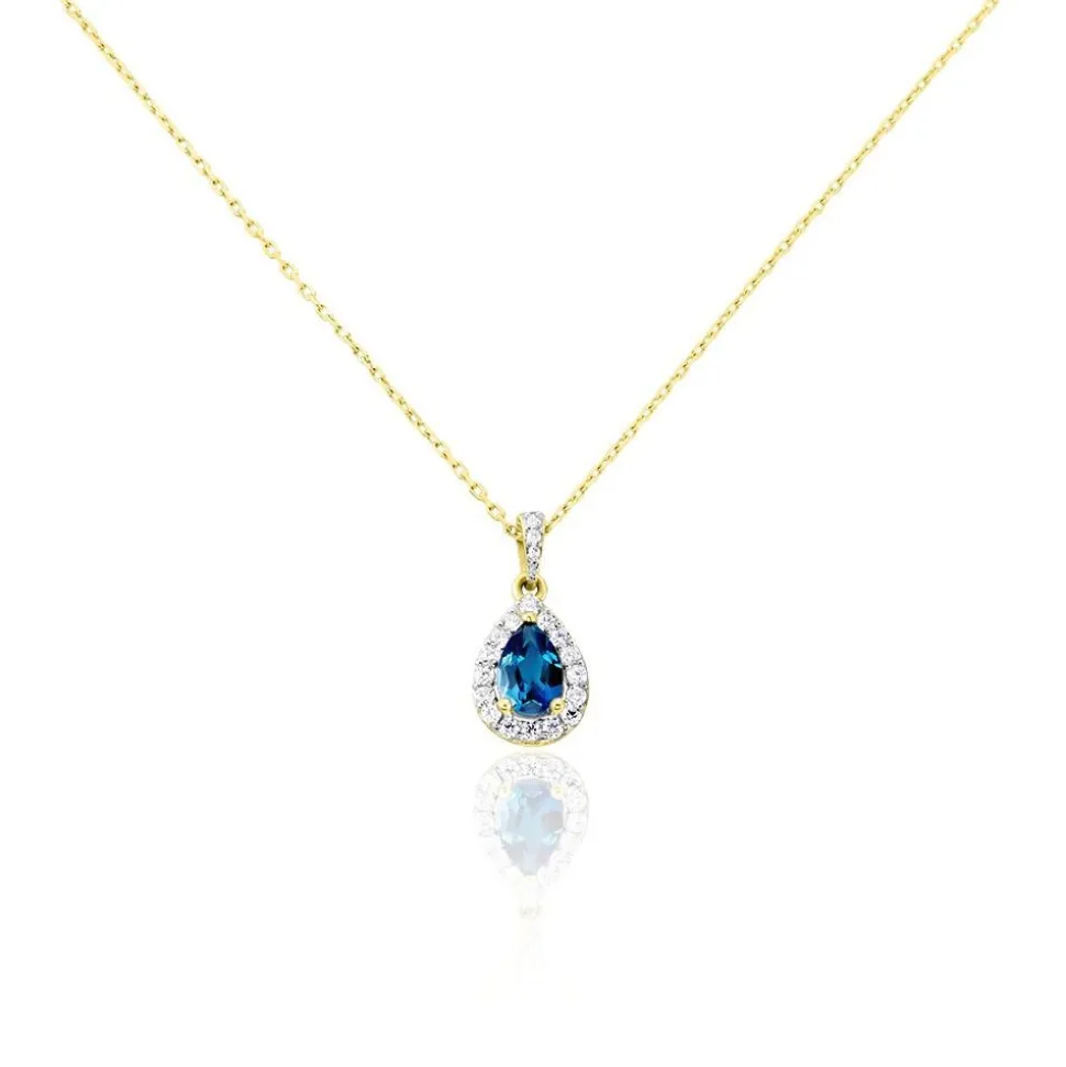 Collier Or Jaune Leroy Topaze