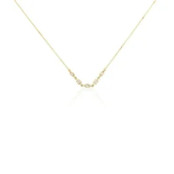Collier Or Jaune Mercy Oxyde De Zirconium
