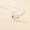 Collier Oskari Argent Blanc Oxyde De Zirconium