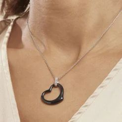 Collier Pam Argent Blanc Céramique Et Oxyde De Zirconium|Marc Orian Outlet