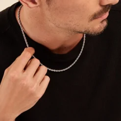Collier Acier Blanc|PHEBUS HIM Discount