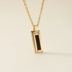Collier Acier Jaune|PHEBUS HIM Hot