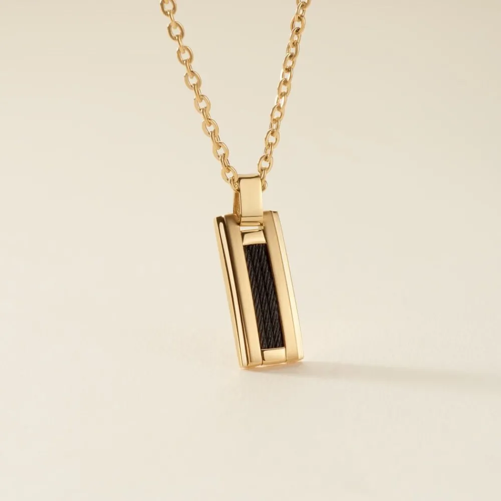 Collier Acier Jaune|PHEBUS HIM Hot