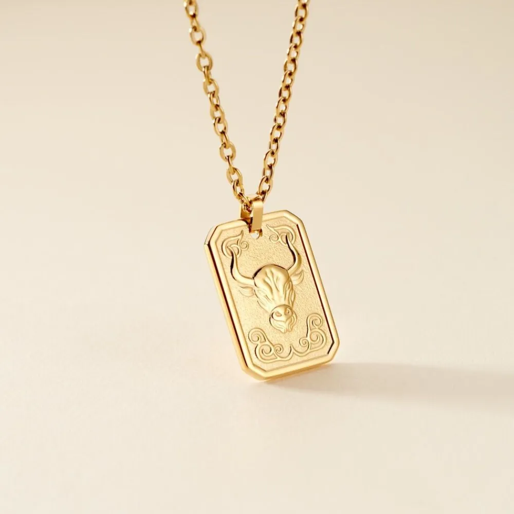 Collier Acier Jaune|PHEBUS HIM New