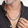 Collier Chabane Acier Blanc|PHEBUS HIM Discount