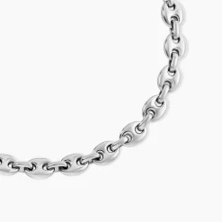 Collier Chabane Acier Blanc|PHEBUS HIM Discount