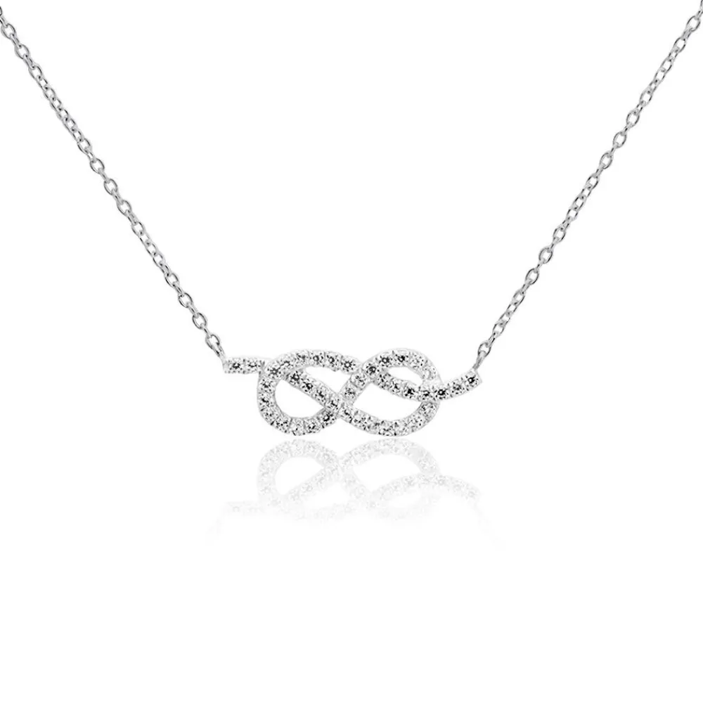 Collier Phenicia Argent Blanc Oxyde De Zirconium|Marc Orian Clearance