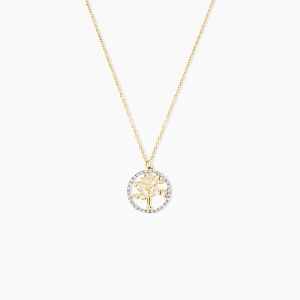 Collier Philokrates Or Jaune Diamant