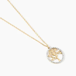 Collier Philokrates Or Jaune Diamant