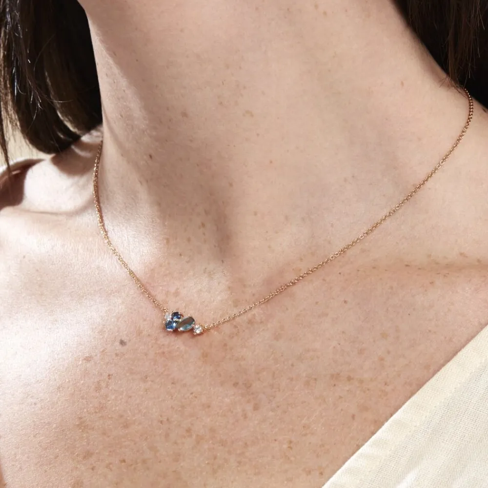 Collier Plaqué Or Era Pierre De Synthèse|Marc Orian Clearance