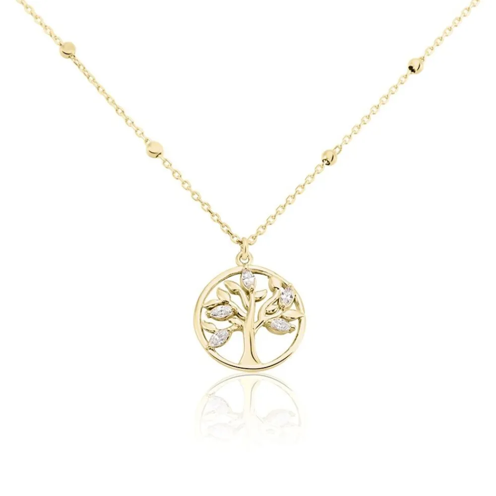 Collier Plaqué Or Heribald Oxydes De Zirconium|Marc Orian Hot
