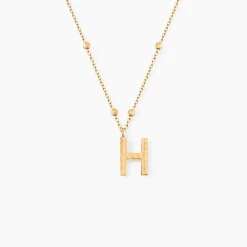 Collier Plaqué Or Jaune Lettra|Marc Orian Best