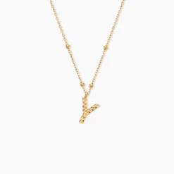 Collier Plaqué Or Jaune Lettra|Marc Orian Sale