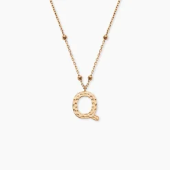 Collier Plaqué Or Jaune Lettra|Marc Orian Sale