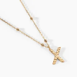 Collier Plaqué Or Jaune Lettra|Marc Orian