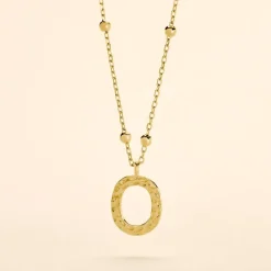 Collier Plaqué Or Jaune Lettra|Marc Orian New