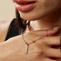 Collier Plaqué Or Jaune Lettra|Marc Orian Clearance