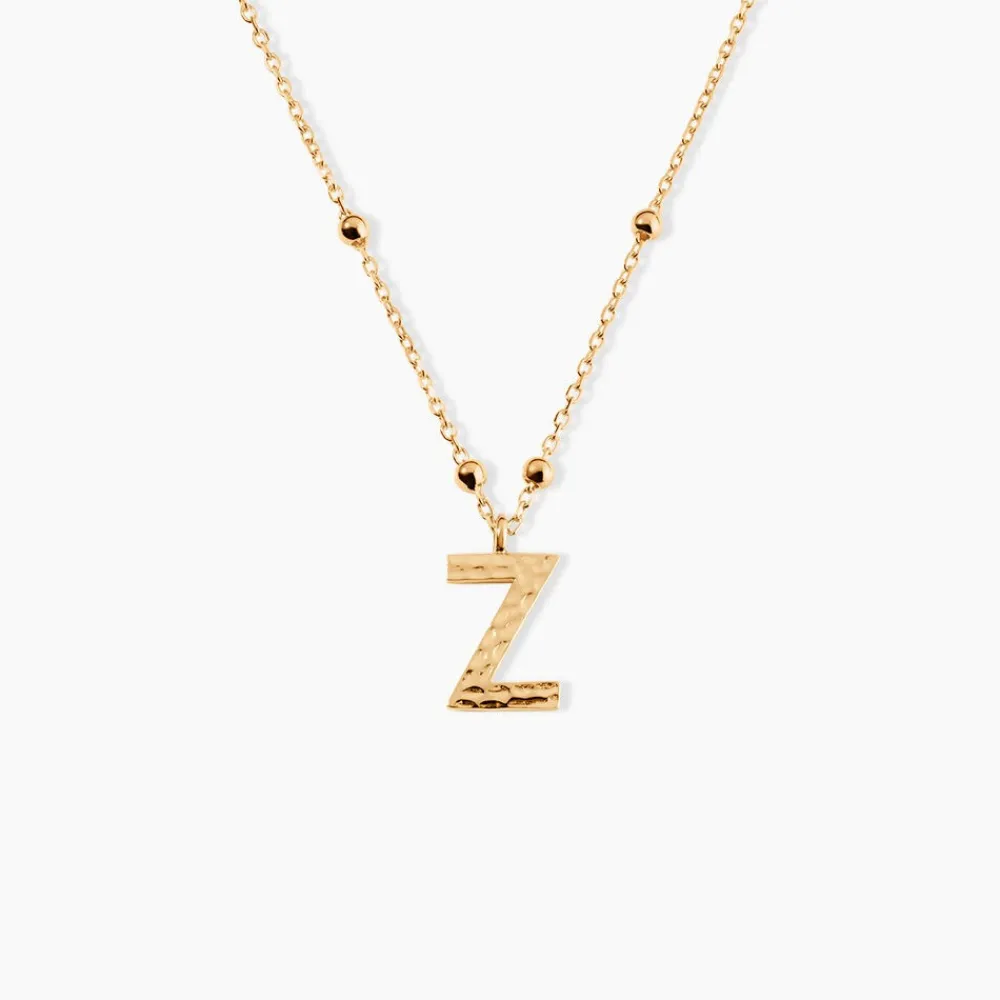 Collier Plaqué Or Jaune Lettra|Marc Orian Best