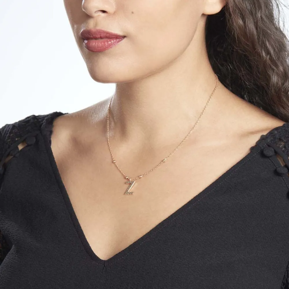 Collier Plaqué Or Jaune Lettra|Marc Orian Best