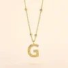 Collier Plaqué Or Jaune Lettra|Marc Orian Outlet
