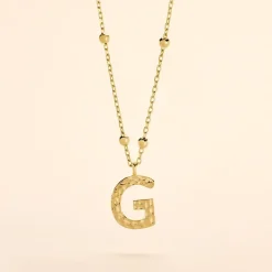 Collier Plaqué Or Jaune Lettra|Marc Orian Outlet