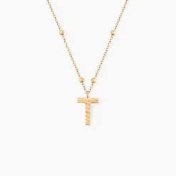 Collier Plaqué Or Jaune Lettra|Marc Orian New