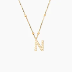 Collier Plaqué Or Jaune Lettra|Marc Orian