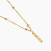 Collier Plaqué Or Jaune Lettra|Marc Orian Discount