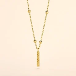 Collier Plaqué Or Jaune Lettra|Marc Orian Discount